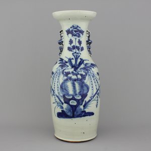 A set of 3 Chinese porcelain celadon vases, 19/20th C. — 照片 2
