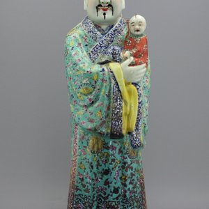A set of 3 Chinese porcelain figures of immortals, 19th C. — 照片 2