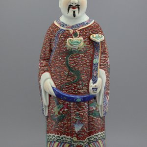A set of 3 Chinese porcelain figures of immortals, 19th C. — 照片 5