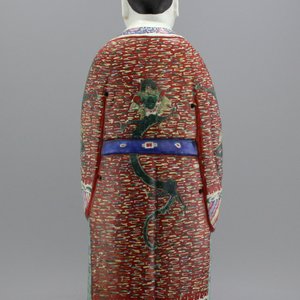 A set of 3 Chinese porcelain figures of immortals, 19th C. — 照片 6