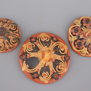 A set of 3 fire baskets and covers in Italian faience, 19th C. — 照片 9