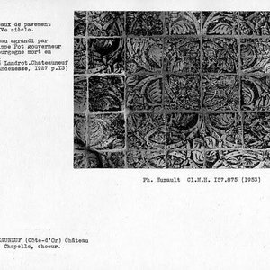 A set of 4 medieval French floor tiles, ca. 1500 — photo 2