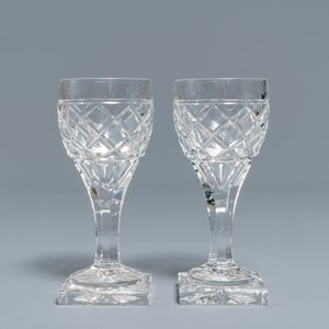 A set of 50 Val-Saint-Lambert crystal glasses, 20th C. — 照片 9