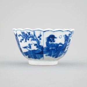 A set of 6 Chinese blue and white cups and saucers, Kangxi, ca. 1700 — photo 5