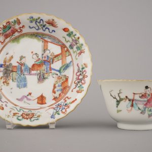 A set of 6 Chinese cups and saucers, Tongzhi mark and period, 19th C. — photo 20