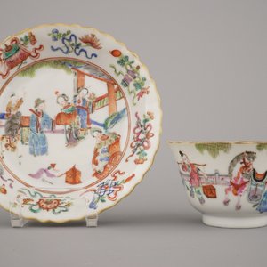 A set of 6 Chinese cups and saucers, Tongzhi mark and period, 19th C. — photo 21
