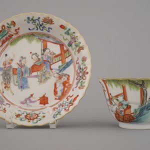 A set of 6 Chinese cups and saucers, Tongzhi mark and period, 19th C. — photo 24