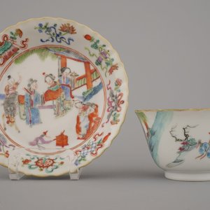 A set of 6 Chinese cups and saucers, Tongzhi mark and period, 19th C. — photo 25