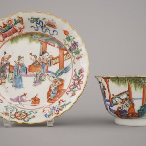 A set of 6 Chinese cups and saucers, Tongzhi mark and period, 19th C. — photo 9