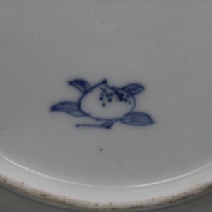 A set of 6 Chinese porcelain blue and white small deep plates, 18/19th C. — 照片 1