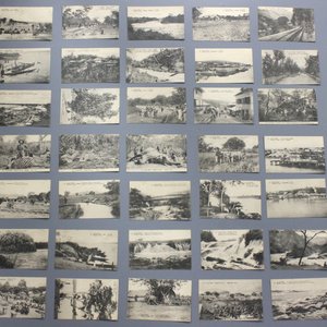 A set of 72 black and white photographs on post card back, first half 20th C. — 照片 1