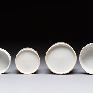 A set of five Chinese famille rose 'Wu Shuang Pu' nesting boxes and covers, 19th C. — foto 8