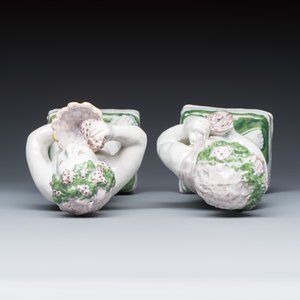 A set of four Brussels faience allegorical figures of the four seasons — 照片 12