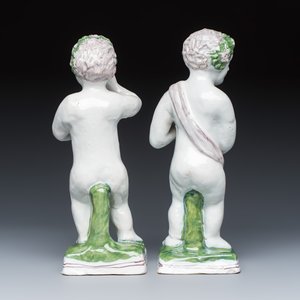 A set of four Brussels faience allegorical figures of the four seasons — 照片 10