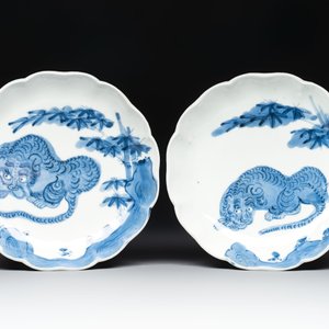 A set of four Japanese Arita 'tiger' plates, Edo, 18th C. — photo 4