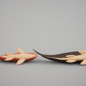 A set of Japanese koi-carps in wooden box, Onaka Suigetsu Kyujiro (1893-1975), 20th C. — 照片 7