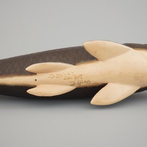 A set of Japanese koi-carps in wooden box, Onaka Suigetsu Kyujiro (1893-1975), 20th C. — 照片 8