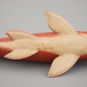 A set of Japanese koi-carps in wooden box, Onaka Suigetsu Kyujiro (1893-1975), 20th C. — 照片 9