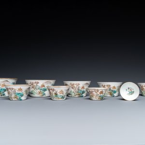 A set of nine Chinese nesting bowls, Daoguang mark, 20th C. — photo 3