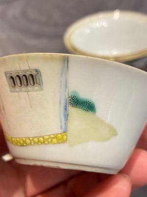 A set of seven Chinese famille rose nesting bowls with narrative design, Daoguang — photo 17