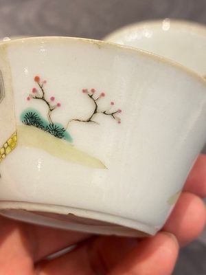 A set of seven Chinese famille rose nesting bowls with narrative design, Daoguang — photo 21