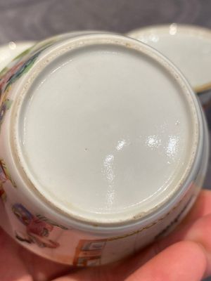 A set of seven Chinese famille rose nesting bowls with narrative design, Daoguang — photo 23