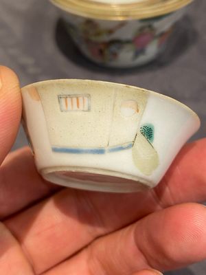 A set of seven Chinese famille rose nesting bowls with narrative design, Daoguang — photo 6
