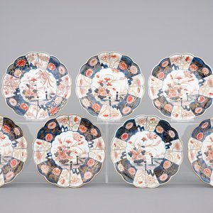 A set of seven Japanese imari plates, 17/18th C. — photo 1
