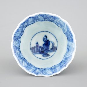 A set of six Chinese blue and white cups and saucers, Kangxi — photo 9
