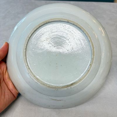 A set of six Chinese Canton famille verte plates with narrative design — photo 8