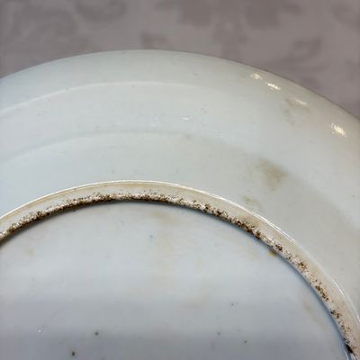 A set of six Chinese Canton famille verte plates with narrative design — photo 34