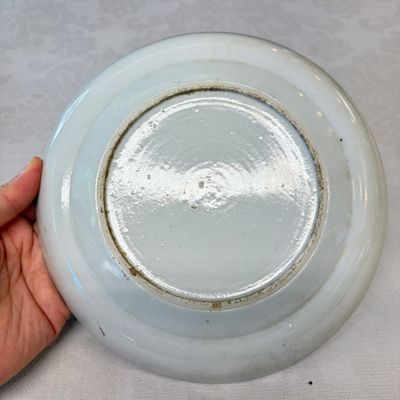 A set of six Chinese Canton famille verte plates with narrative design — photo 55