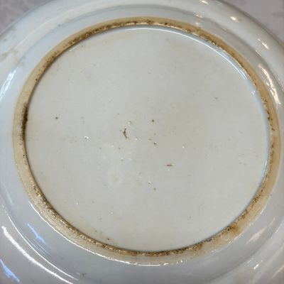 A set of six Chinese Canton famille verte plates with narrative design — photo 71