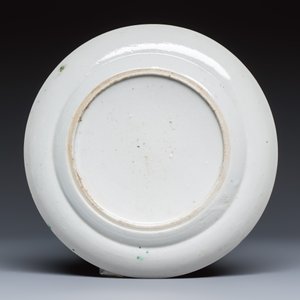 A set of six Chinese Canton famille verte plates with narrative design — photo 3