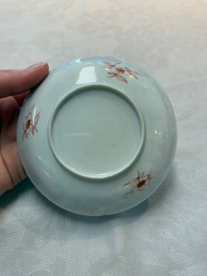 A set of six Chinese famille rose 'birds among flowering branches' cups and saucers, Yongzheng/Qianlong — photo 38
