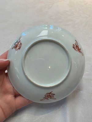 A set of six Chinese famille rose 'birds among flowering branches' cups and saucers, Yongzheng/Qianlong — photo 43