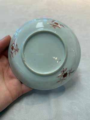 A set of six Chinese famille rose 'birds among flowering branches' cups and saucers, Yongzheng/Qianlong — photo 47