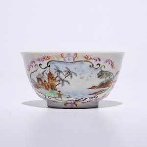 A set of six Chinese famille rose export Meissen-style cups and saucers, Qianlong — 照片 6