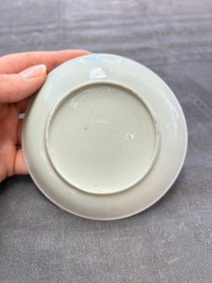 A set of six Chinese famille rose 'peacock' cups and saucers, Yongzheng — photo 12
