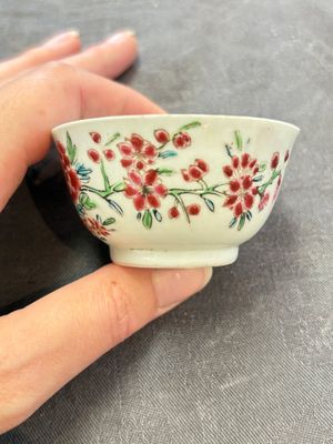 A set of six Chinese famille rose 'peacock' cups and saucers, Yongzheng — photo 15