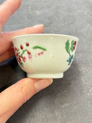 A set of six Chinese famille rose 'peacock' cups and saucers, Yongzheng — photo 16