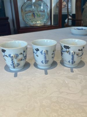 A set of six Chinese Imari-style cups and saucers from the Nanking cargo, Qianlong — photo 23