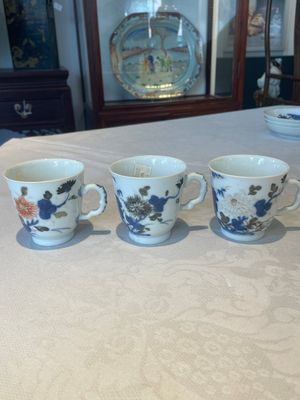 A set of six Chinese Imari-style cups and saucers from the Nanking cargo, Qianlong — photo 24