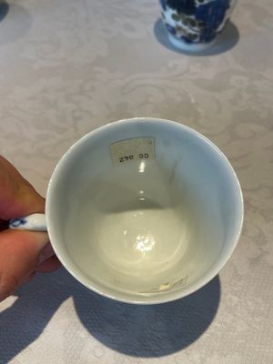 A set of six Chinese Imari-style cups and saucers from the Nanking cargo, Qianlong — photo 29