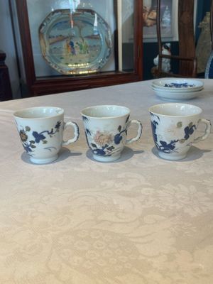 A set of six Chinese Imari-style cups and saucers from the Nanking cargo, Qianlong — photo 34