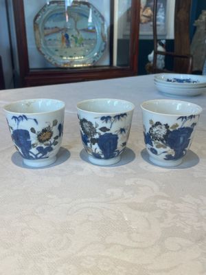 A set of six Chinese Imari-style cups and saucers from the Nanking cargo, Qianlong — photo 35