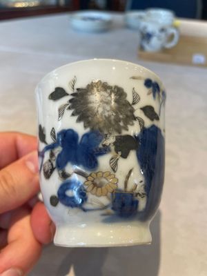 A set of six Chinese Imari-style cups and saucers from the Nanking cargo, Qianlong — photo 44