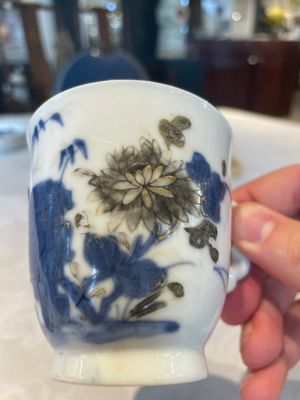 A set of six Chinese Imari-style cups and saucers from the Nanking cargo, Qianlong — photo 46