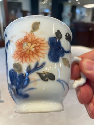 A set of six Chinese Imari-style cups and saucers from the Nanking cargo, Qianlong — photo 48