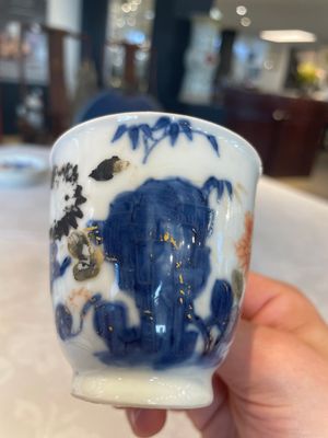 A set of six Chinese Imari-style cups and saucers from the Nanking cargo, Qianlong — photo 49